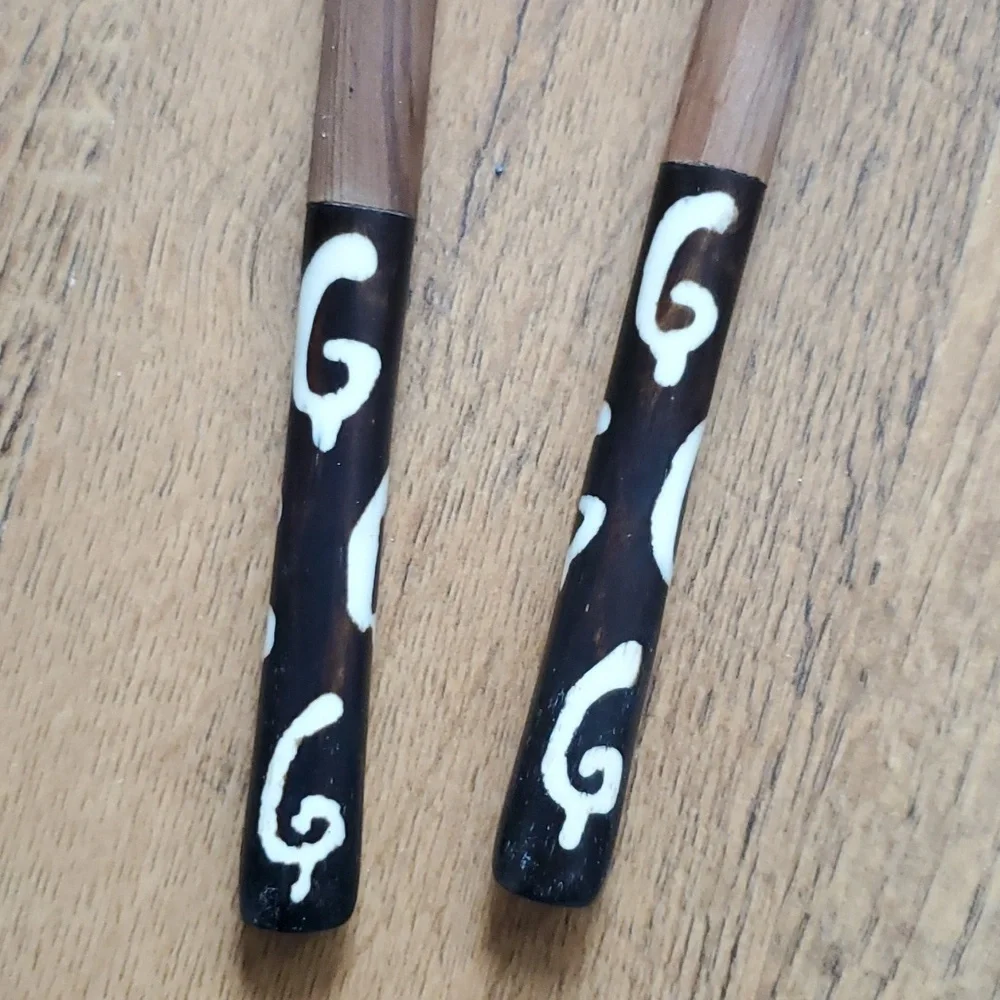 Handmade Wooden‎ African Serving Utensils
